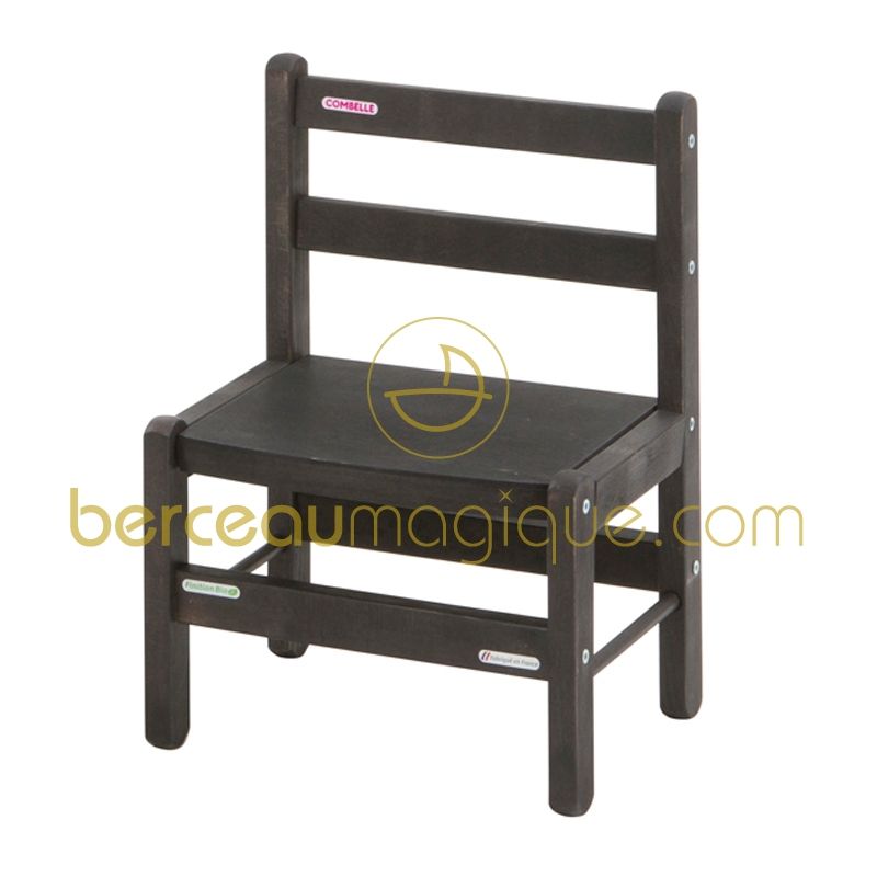 Chaise basse ébène Combelle