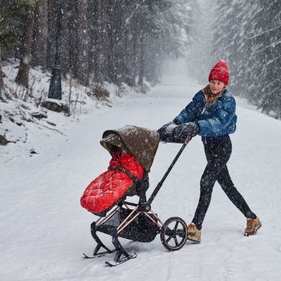 Skis pour roues avant poussettes PRIAM Black (Cybex) - Image 1