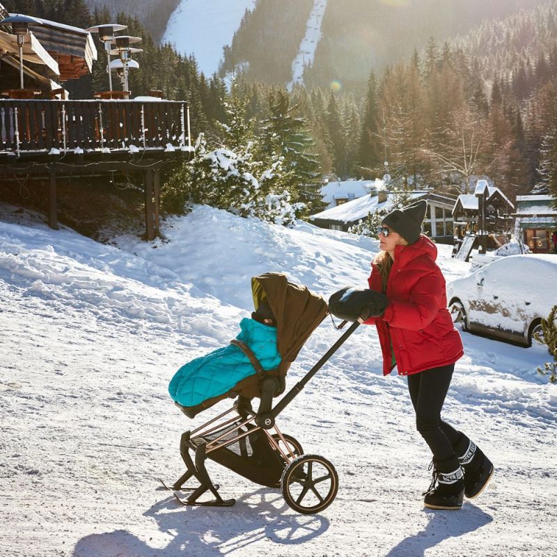 Skis pour roues avant poussettes PRIAM Black Cybex Ambiance 5