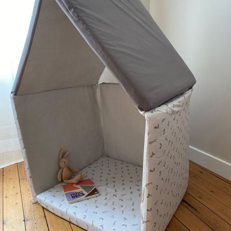 Tapis de motricité XL lapins Candide Ambiance 5