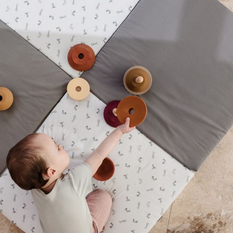 Tapis de motricité XL lapins Candide Ambiance 7