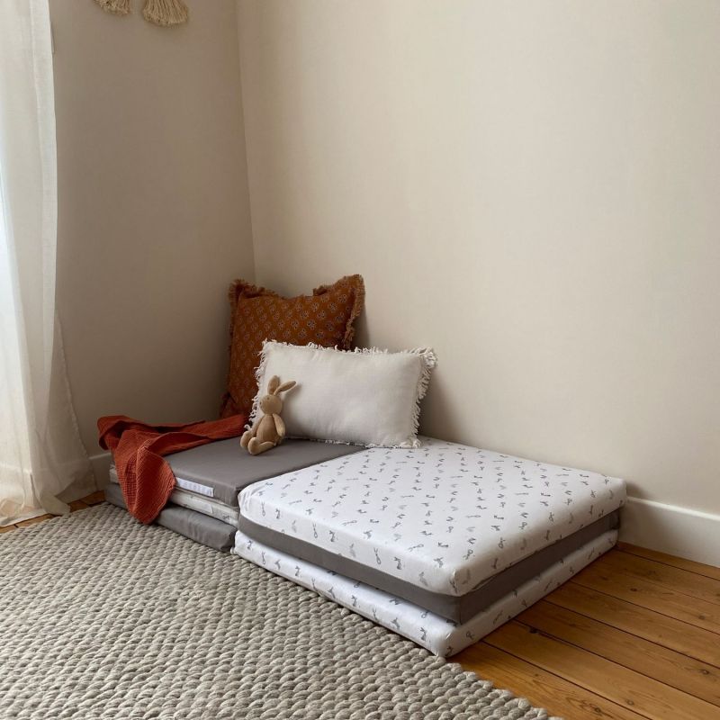 Tapis de motricité XL lapins Candide Ambiance 9