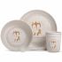 Coffret repas bambou renard (4 pièces) - Les enfants rois Coffret repas bambou renard (4 pièces) - Les enfants rois