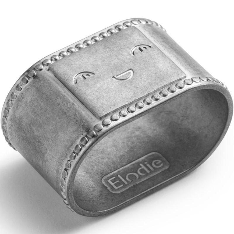 Rond de serviette Antique silver en inox Elodie Details
