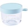 Pot de conservation Portion en verre bleu (150 ml) - Béaba
