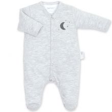 Pyjama léger jersey Bmini gris à points plum (0-1 mois : 50 cm)  par Bemini