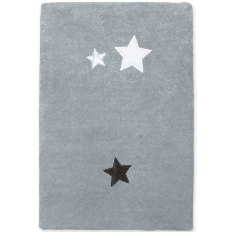 Housse de matelas à langer softy Stary gris grizou (50 x 75 cm) Bemini
