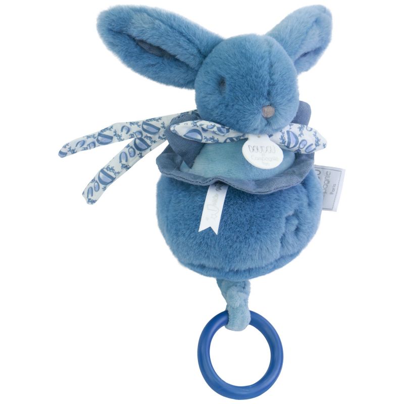 Peluche musicale Lapin Doudou bleu (20 cm) Doudou et Compagnie Produit 5