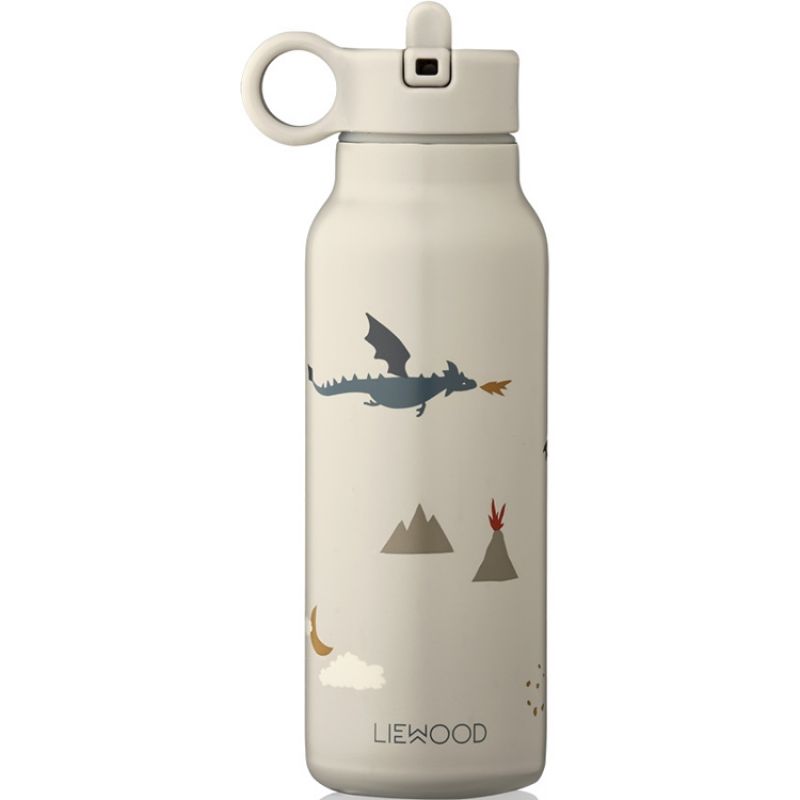 Gourde isotherme Little dragon Dark sandy mix (350 ml) Liewood