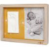 Cadre photo empreintes Classique Daisy Ochre - Petit Artichaut