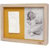 Cadre photo empreintes Classique Daisy Ochre  par Petit Artichaut