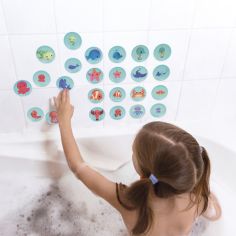 Jeu de bain Memo mes bébés animaux (24 pièces)