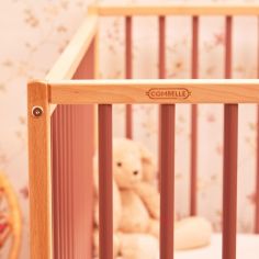 Lit à barreaux en bois Arthur hybride vieux rose (70 x 140 cm)