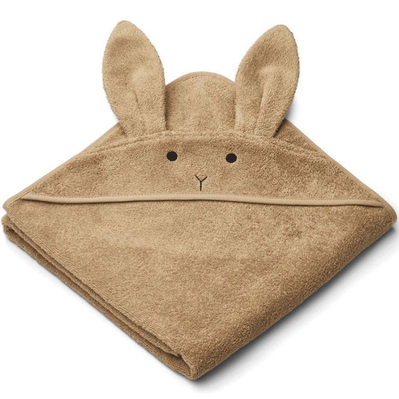 Cape de bain Augusta Rabbit Oat (100 x 100 cm) Liewood