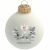 Variation Blanc, rose du produit Boule de Noël Ange x Atelier Oranger (personnalisable) de la marque Baubels