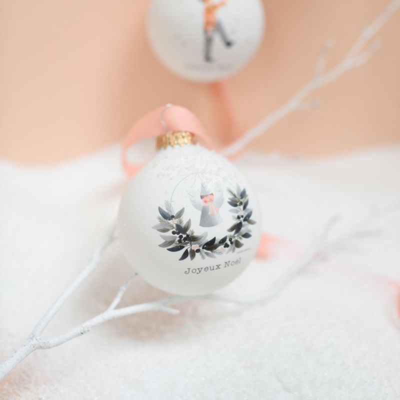 Boule de Noël Ange x Atelier Oranger (personnalisable) Baubels Ambiance 4