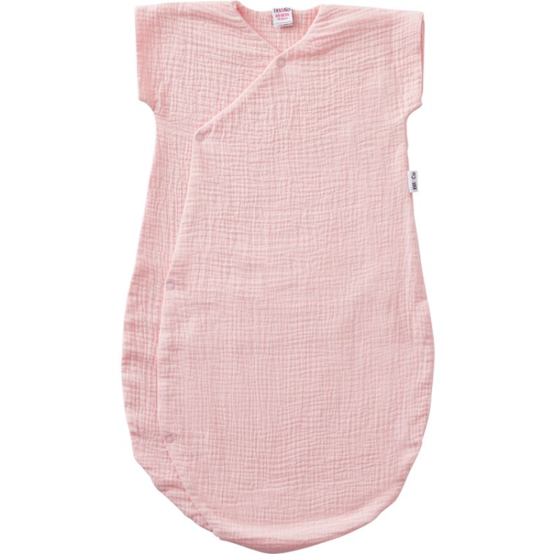 Gigoteuse été double gaze rose TOG 1,6 (70 cm) BB & Co
