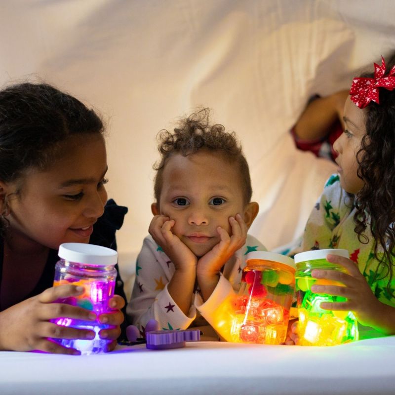 4 cubes lumineux Lila violet - Reconditionné Glo Pals Produit 9