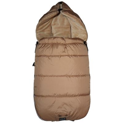 Chancelière thermique pour poussette AKIKO sand et camel