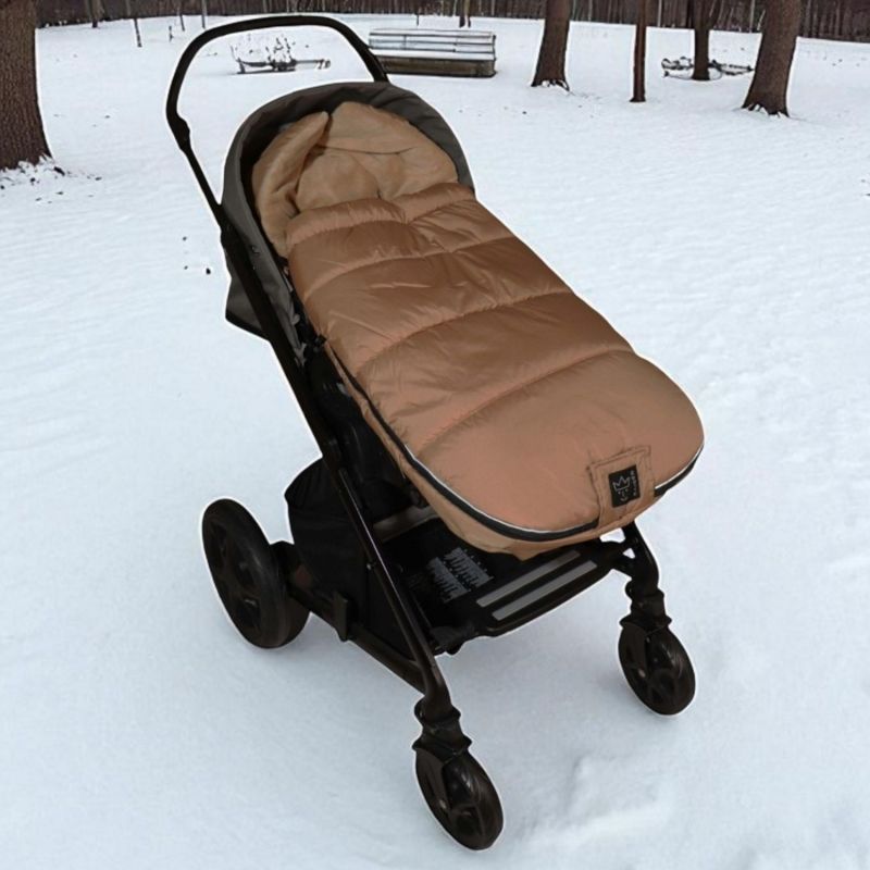 Chancelière thermique pour poussette AKIKO sand et camel Kaiser Ambiance 2