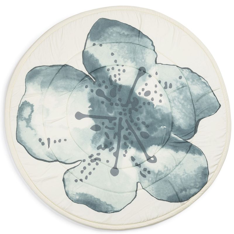 Tapis de jeu Embedding Bloom Petrol (120 x 120 cm) Elodie Details