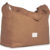 Sac à poussette Lin français noisette  par Nobodinoz