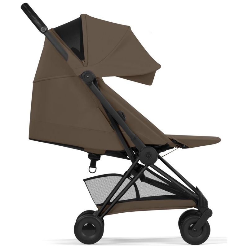 COŸA Confort 2026 Poussette ultra-compacte et Châssis Matt Black Coconut Brown Cybex Produit 6