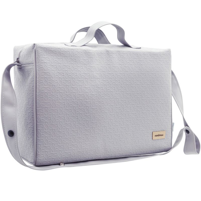 Sac à langer à bandoulière Tabela Luxy gris Cambrass
