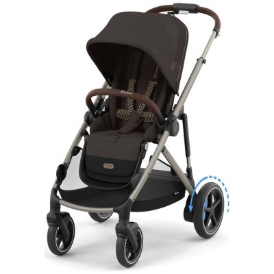 Poussette avec assistance électrique eGazelle S Chocolate Brown Cybex