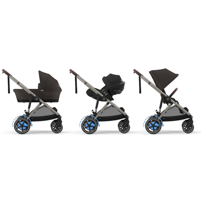 Poussette avec assistance électrique eGazelle S Chocolate Brown Cybex Produit 3