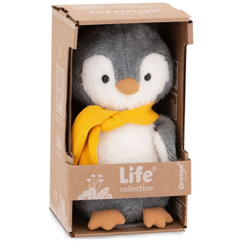Pingouin Milo (20 cm assis) Orange Toys Packaging 6