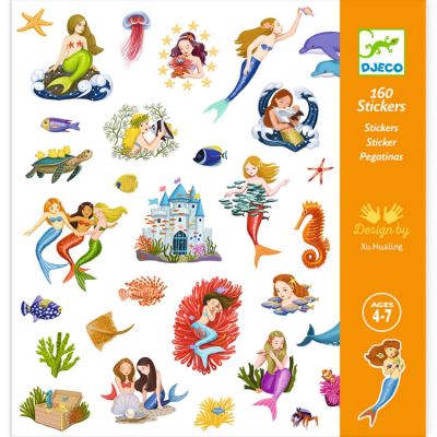 160 stickers Sirènes Djeco