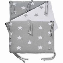Tour de lit Star gris et blanc (pour lit 60 x 120 cm)  par Baby's Only