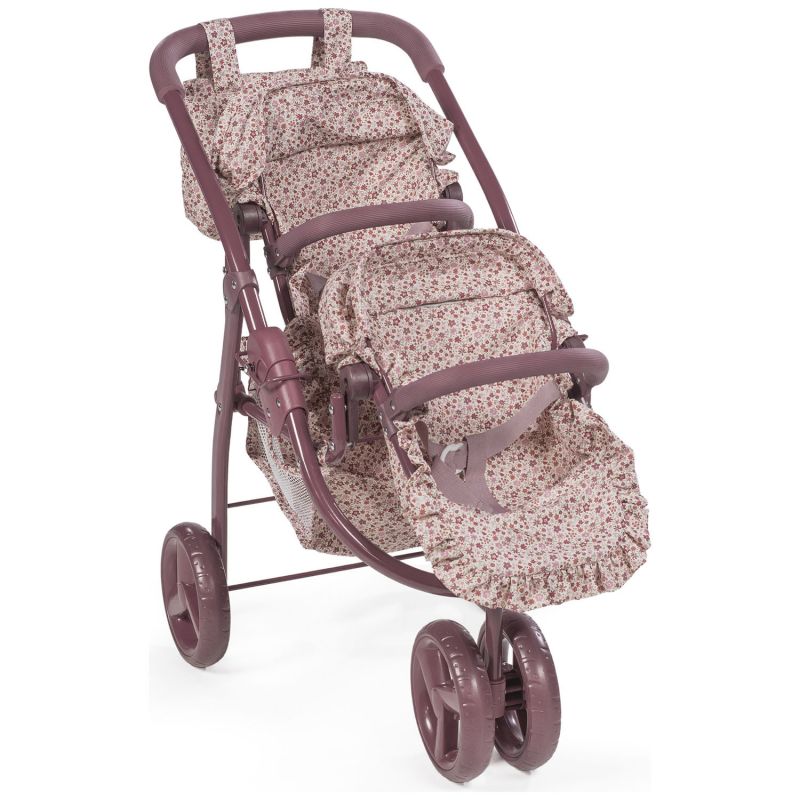Poussette double pour poupées Cherry Fleurs Pasito a pasito Produit 2