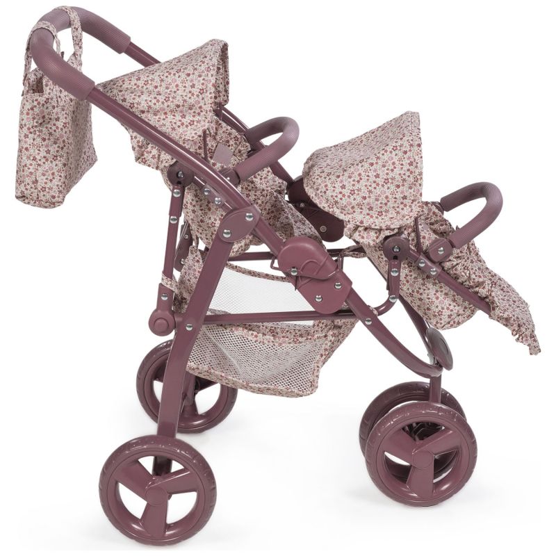Poussette double pour poupées Cherry Fleurs Pasito a pasito Produit 3