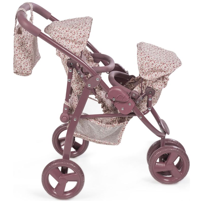 Poussette double pour poupées Cherry Fleurs Pasito a pasito Produit 4