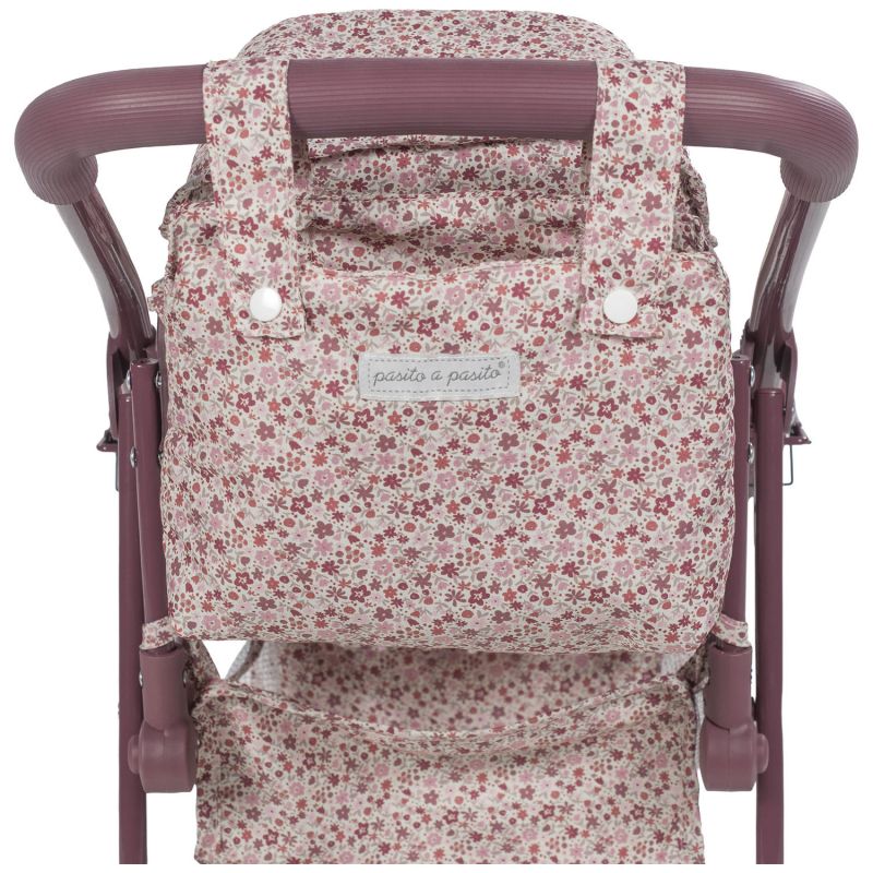 Poussette double pour poupées Cherry Fleurs Pasito a pasito Produit 6