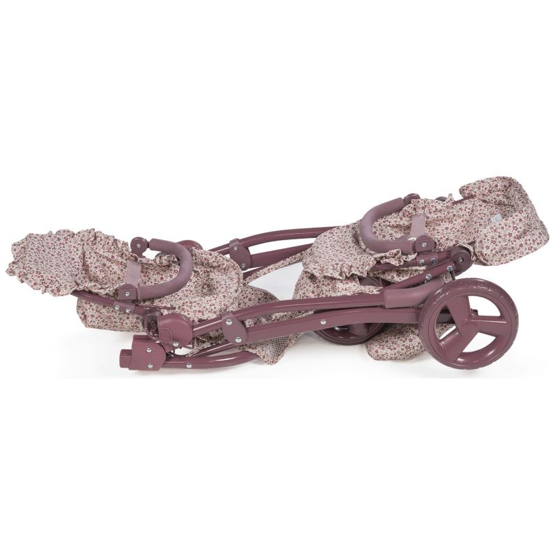 Poussette double pour poupées Cherry Fleurs Pasito a pasito Produit 9