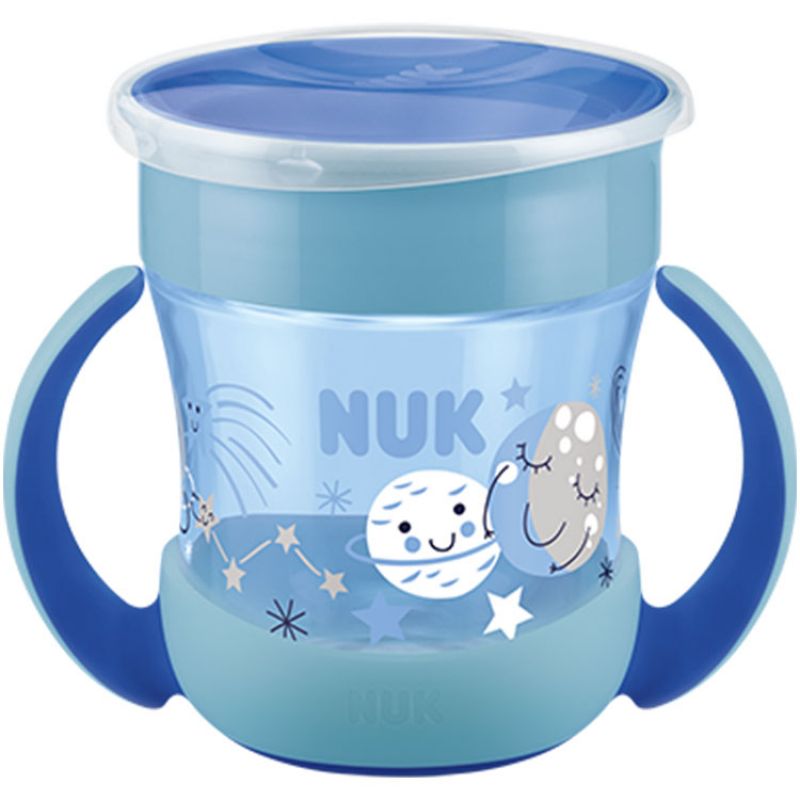 Tasse d'apprentissage 360° Mini Magic Cup bleue (160 ml) NUK