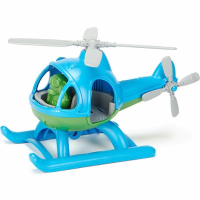 Hélicoptère bleu et vert