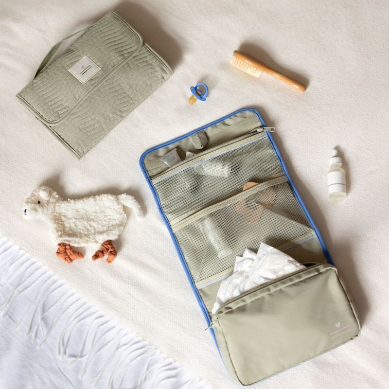 Pochette de change XL coutures à vagues menthe Lässig Ambiance 7