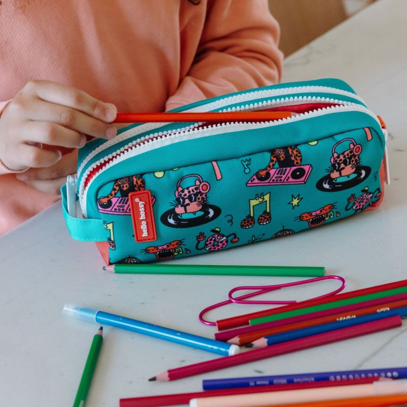 Trousse double compartiment Disco Roar Hello Hossy Ambiance 2