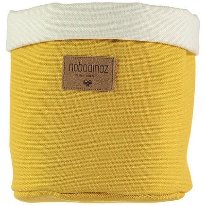 Panier de toilette Tango Farniente yellow (16 x 19 cm) Nobodinoz