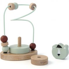 Boulier en bois avec tour à empiler ours Mr. Polar Bear