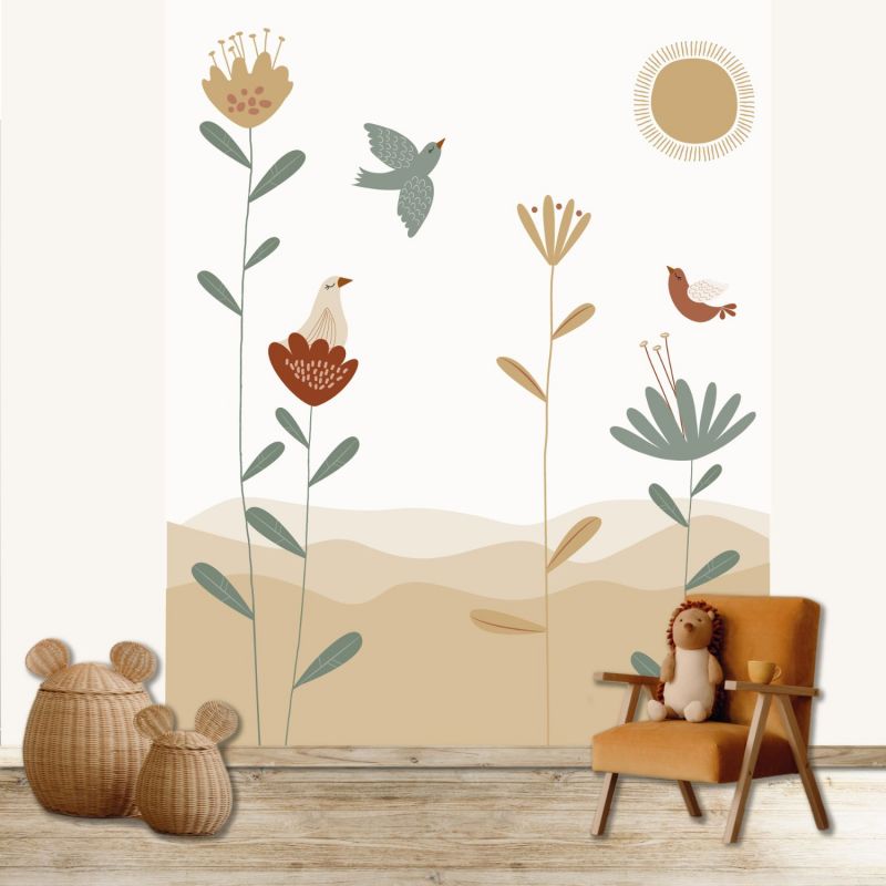 Papier peint panoramique Lili Rose Charlie et Suzie Ambiance 1