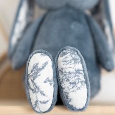 Peluche Augustin le lapin bleu (25 cm)