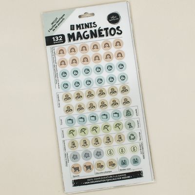 132 mini magnets - Les Minis Magnétos
