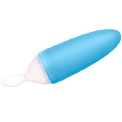 Cuillère distributrice d'aliment Squirt bleue Boon