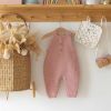Salopette en maille Rose poudre (1-3 mois) Trois Kilos Sept Ambiance 4