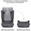 Siège auto évolutif I-Spark i-Size Grey (groupe 2-3) Kinderkraft Produit 6